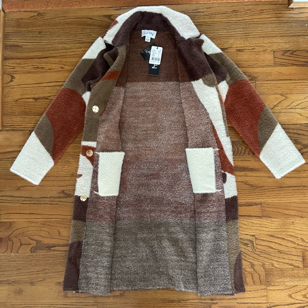 Joseph Ribkoff Sweater Coat Style 243928 Colorado Multi Womens Small NEW W/ TAGS - Picture 5 of 6